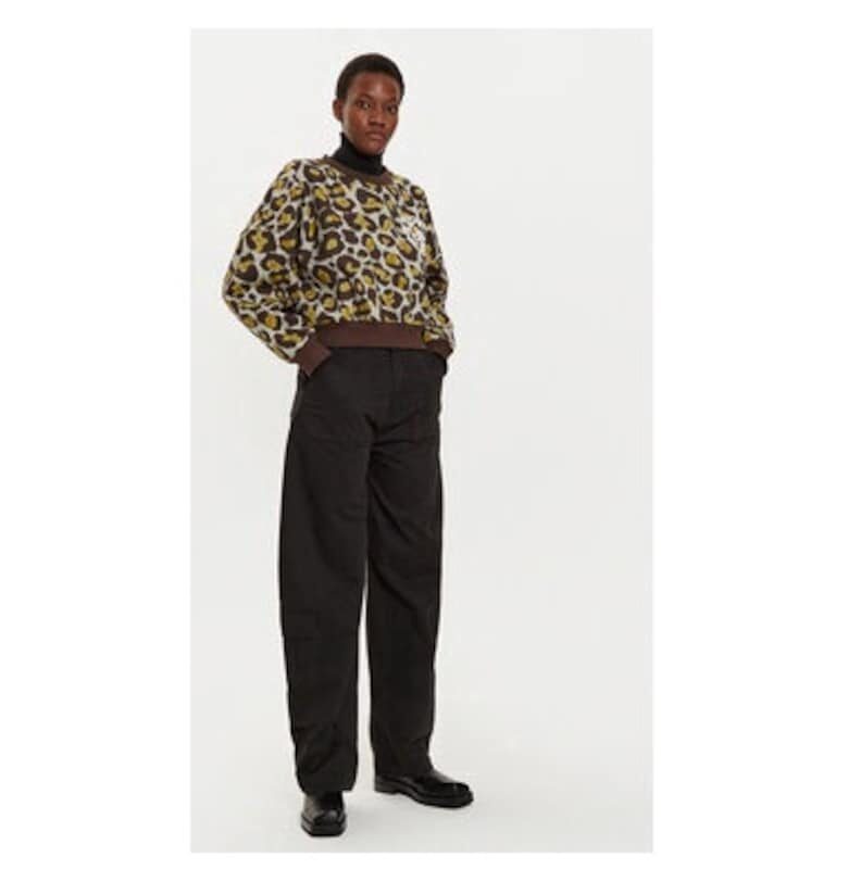 Дамска блуза -  304543869 - Памук/Полиестер - Кафява - Кафяв ALPHA INDUSTRIES