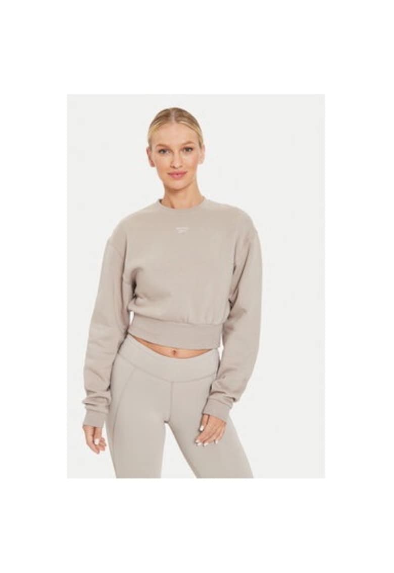 Дамска блуза - 304552588 - Памук/Полиестер - Кафява - Кафяв Reebok