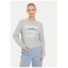 Дамска блуза - 304552625 - Памук/Полиестер - Сива - Сив Reebok