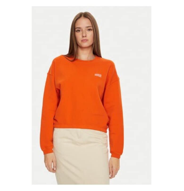 Дамска блуза -  304610615 - Памук - Оранжев - Оранжев American Vintage