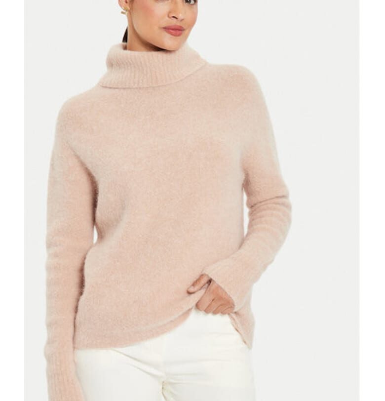 Дамска блуза -  304616297 - Вълна алпака/Найлон - Един размер INTL - Бежов kontatto