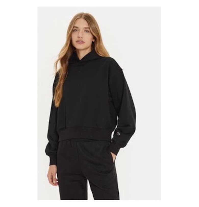 Дамска блуза -  304698125 - Памук/Полиестер - Черна Champion