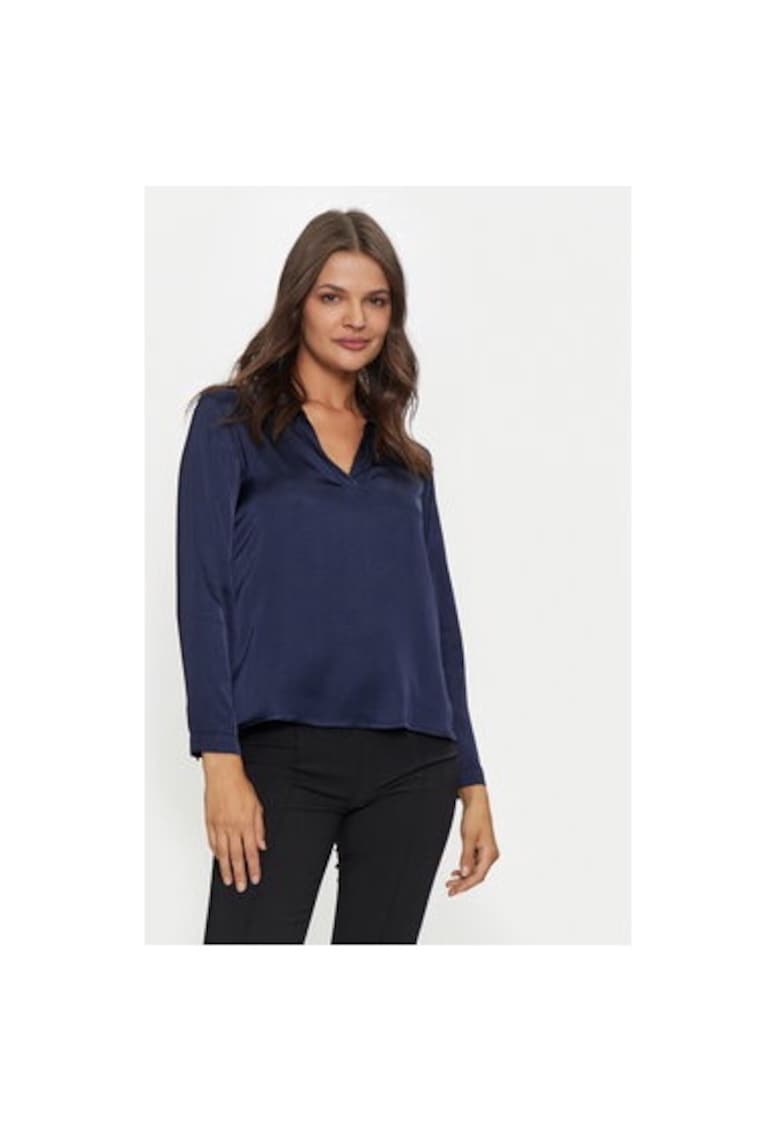 Дамска блуза 304725746 Вискоза Синя VICOLO