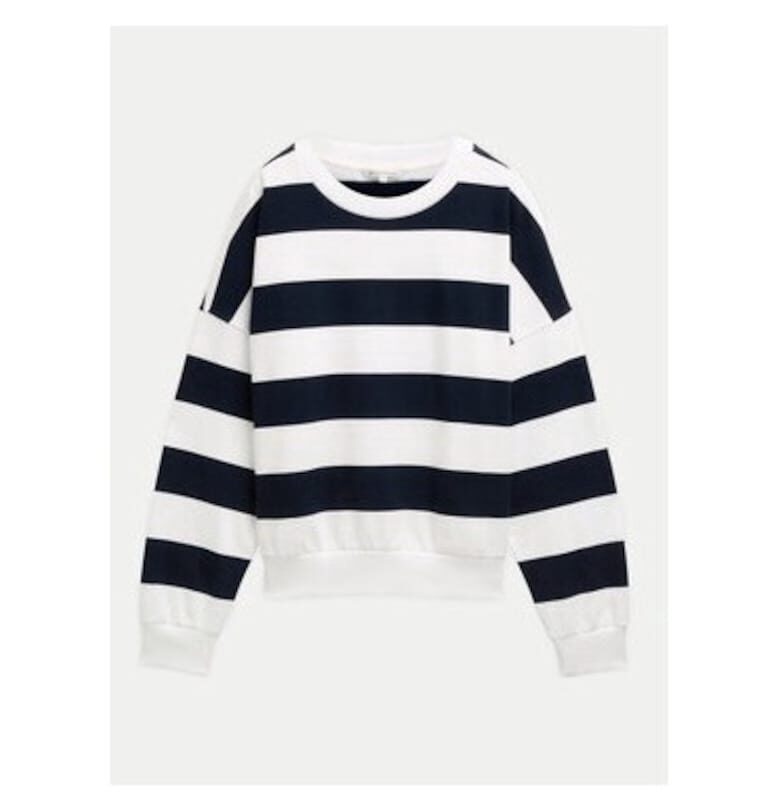 Дамска блуза -  304817168 - Органичен памук/Памук - Син - Син Tom Tailor Denim