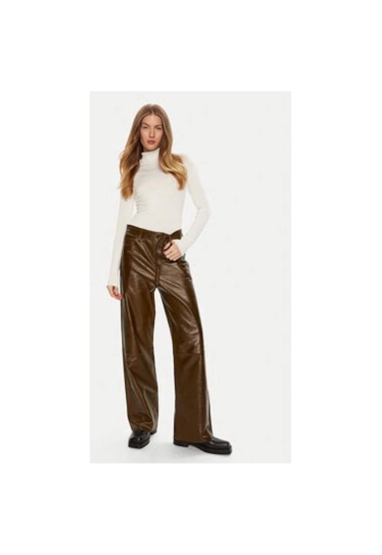 Дамска блуза - 304991196 - Вискоза/Полиестер - Бежов - Бежов Access fashion