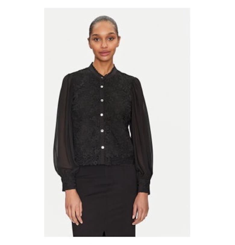 Дамска блуза -  305252883 - Полиестер - Черен Morgan