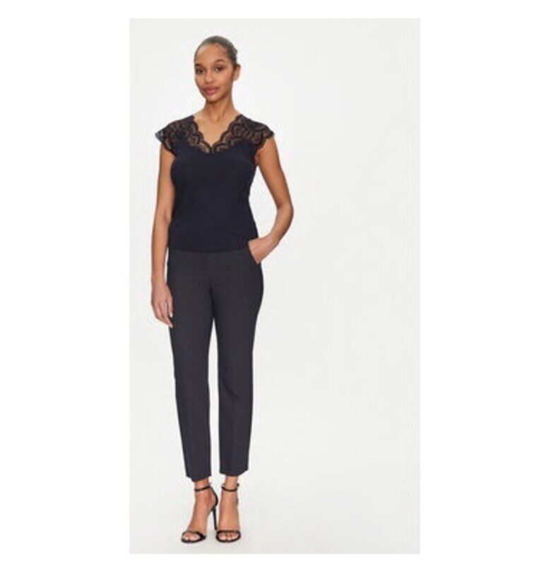 Дамска блуза -  305252890 - Полиестер/Вискоза - Син - Син Morgan