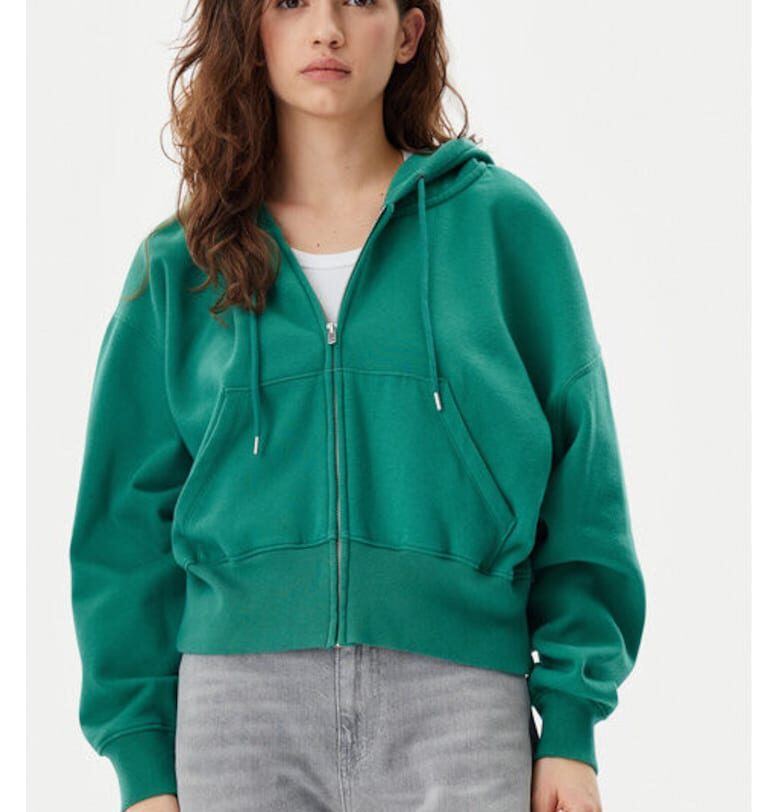 Дамска блуза -  305290281 - Памук/Полиестер - Зелена - Зелен GAP