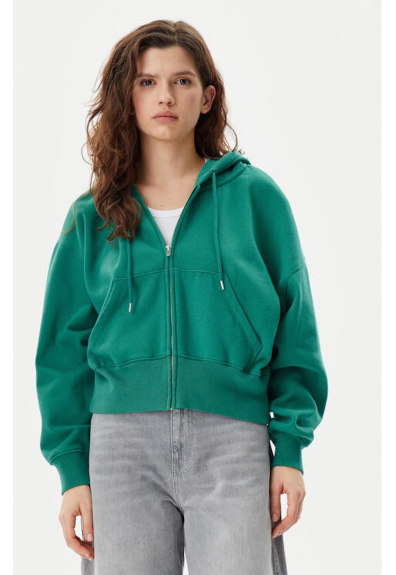 Дамска блуза - 305290281 - Памук/Полиестер - Зелена - Зелен GAP