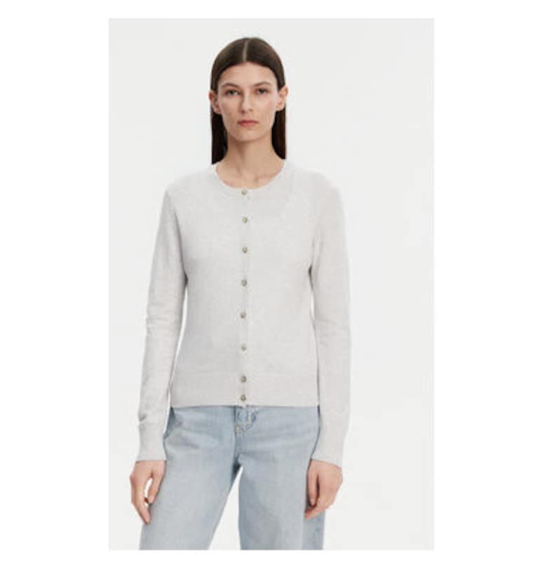 Дамска блуза  443176-03 - Памучен цвят - Сив - Сив GAP