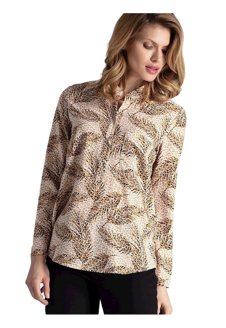 Дамска блуза 5902 - Полиестер - Многоцветна Figl