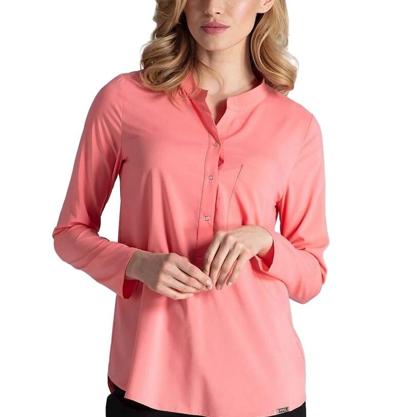 Дамска блуза 59021 -  Полиестер - Розова Figl