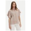 Дамска блуза  BBW4439 - Рециклиран полиестер - Бежов - Бежов Bruuns Bazaar