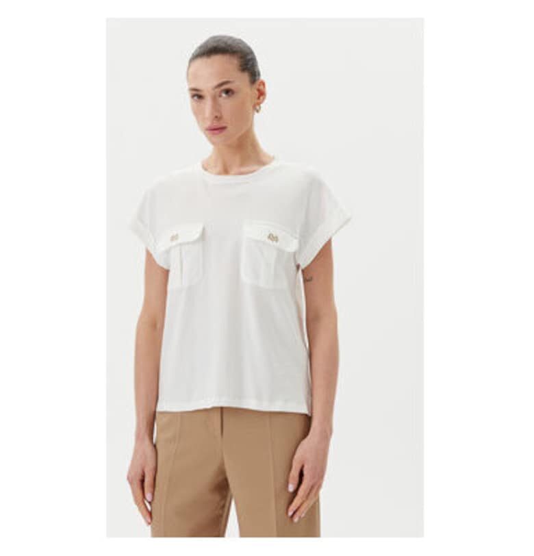 Дамска блуза  CFC0122690003 - Памук - Екрю - Екрю Rinascimento