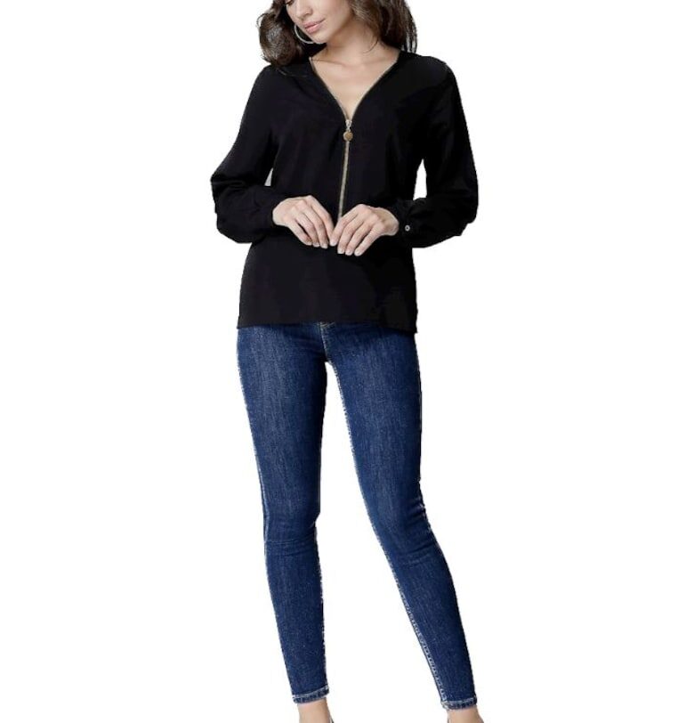 Дамска блуза  Calanthe L023 черна - Черен Lenitif