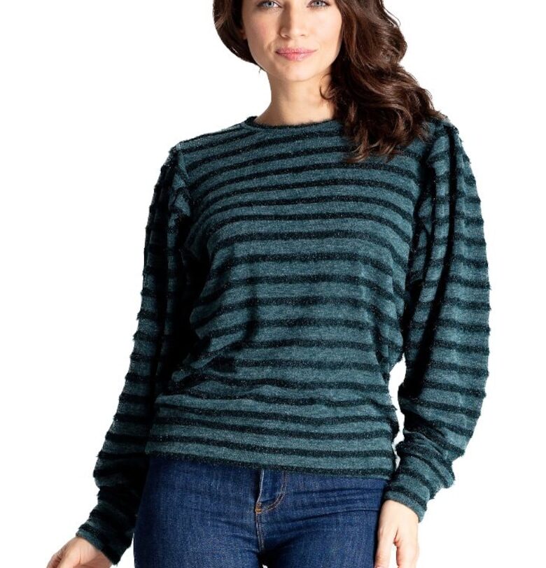 Дамска блуза Dacre L069 зелена - Зелен Lenitif