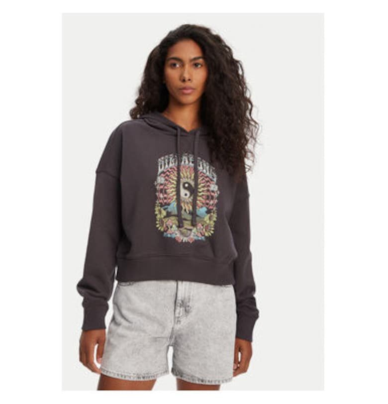 Дамска блуза  EBJFT00146 - Памук/Полиестер - Черна - Черен Billabong