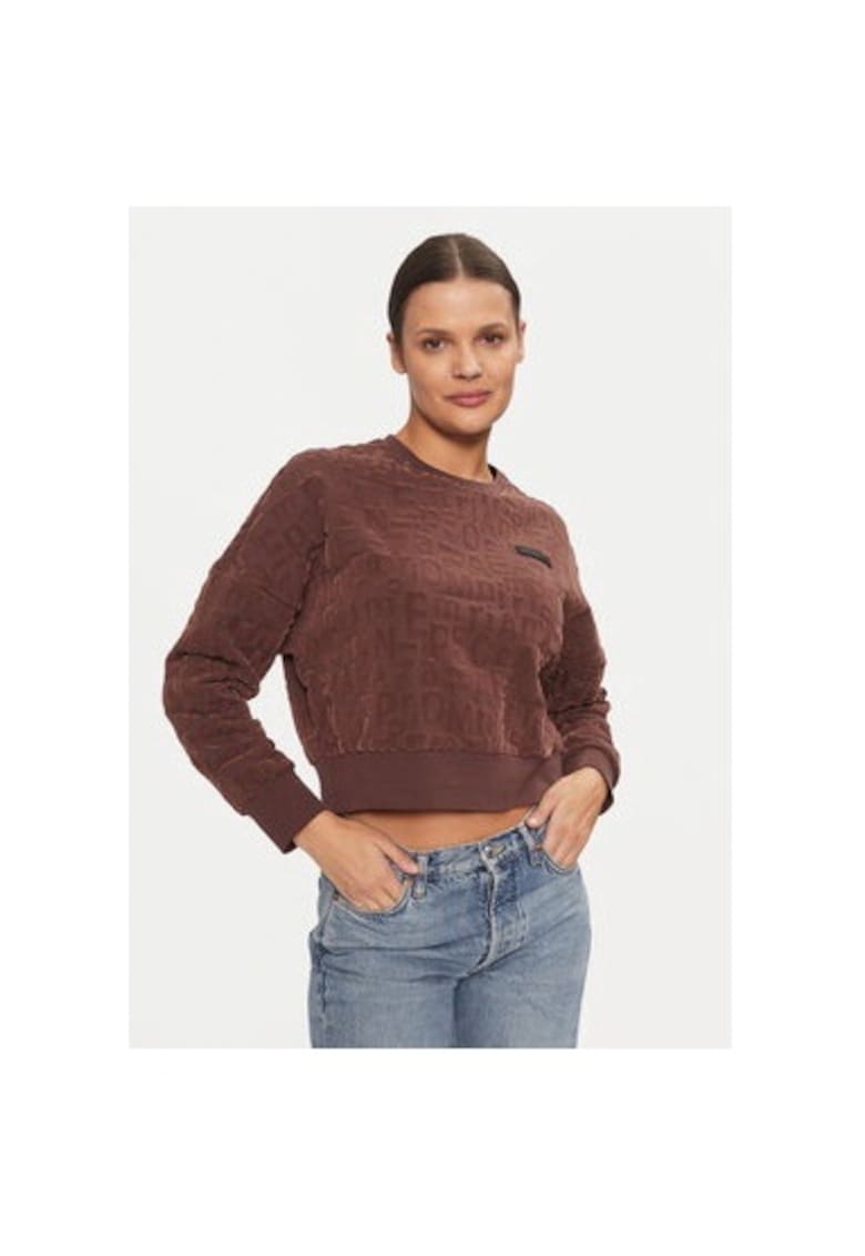 Дамска блуза - Emporio Armani 303960964 - Памук - Кафяв - Кафяв EA7