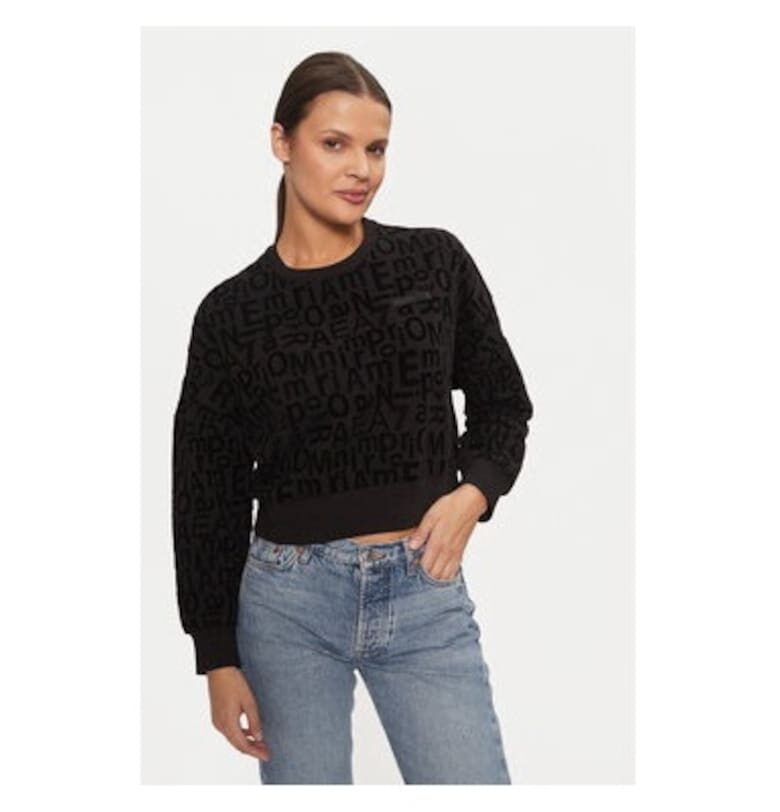 Дамска блуза - Emporio Armani  303960971 - Памук - Черен EA7