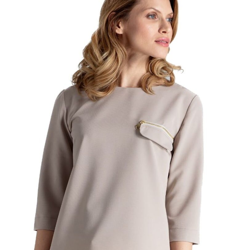 Дамска блуза Igraigan M393 бежово - Бежов Figl