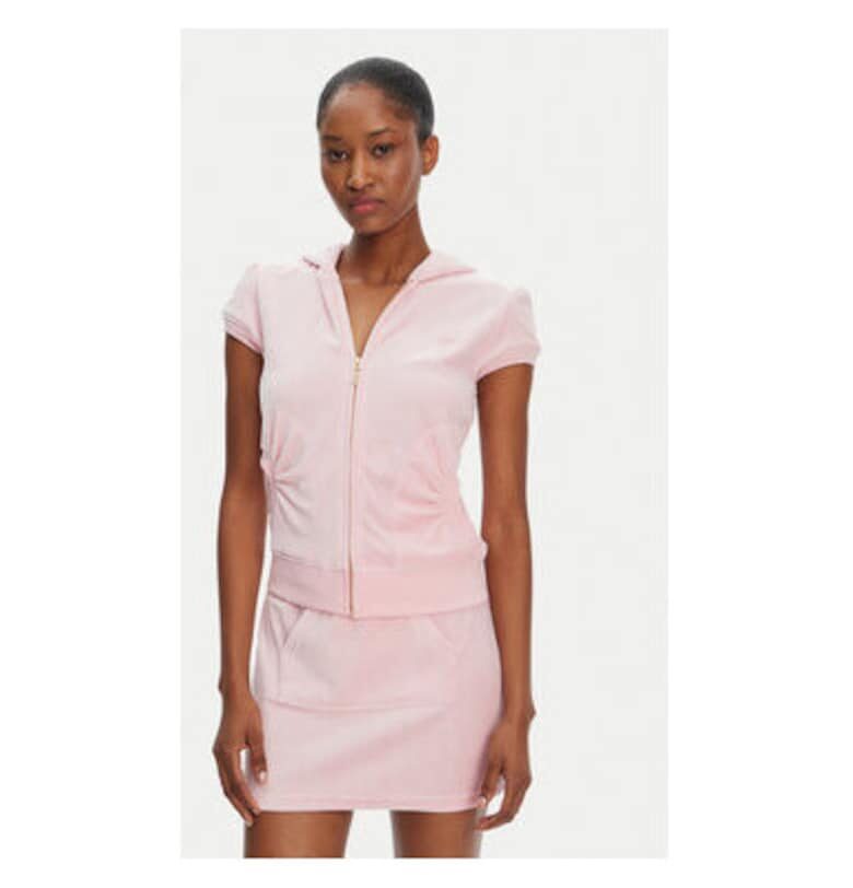 Дамска блуза  JCGAS125021G - Памук/бамбук - Розов - Розово Juicy Couture