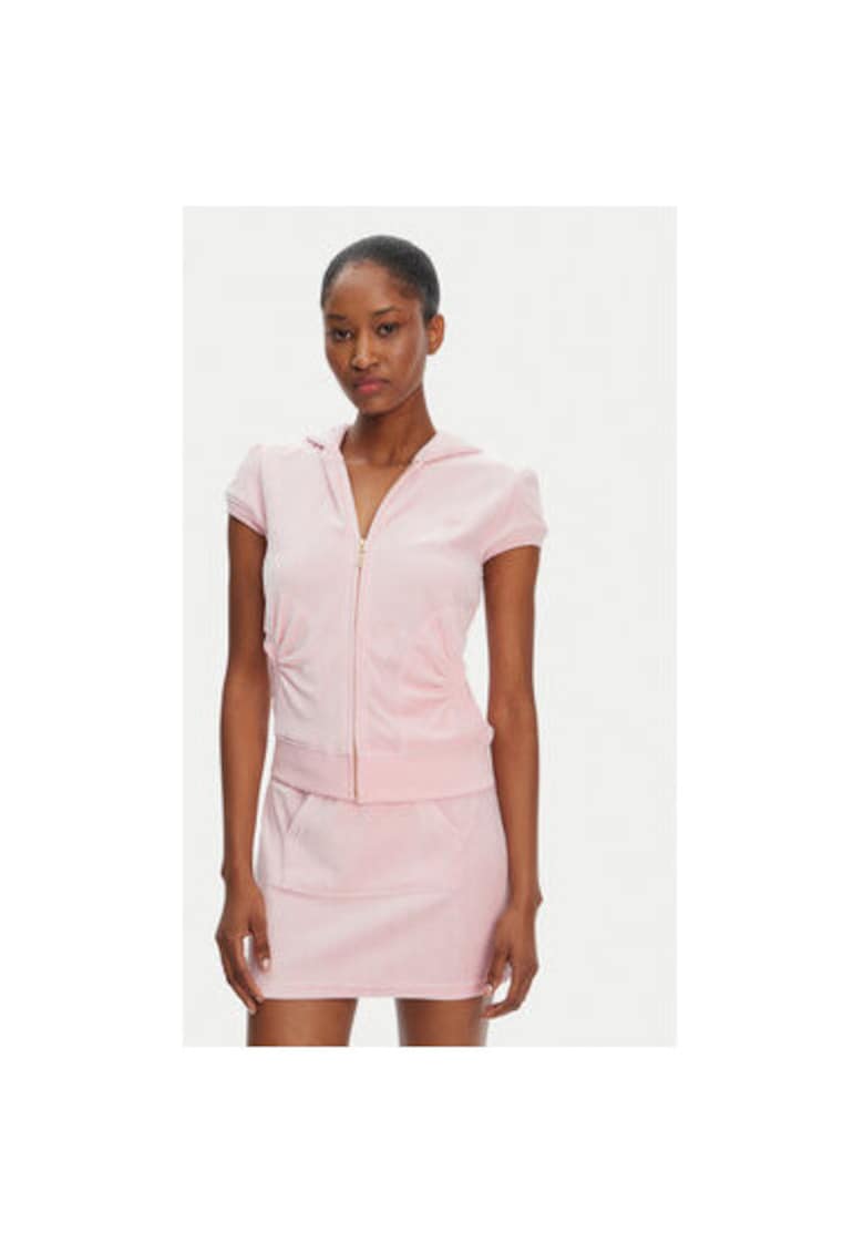 Дамска блуза JCGAS125021G - Памук/бамбук - Розов - Розово Juicy Couture