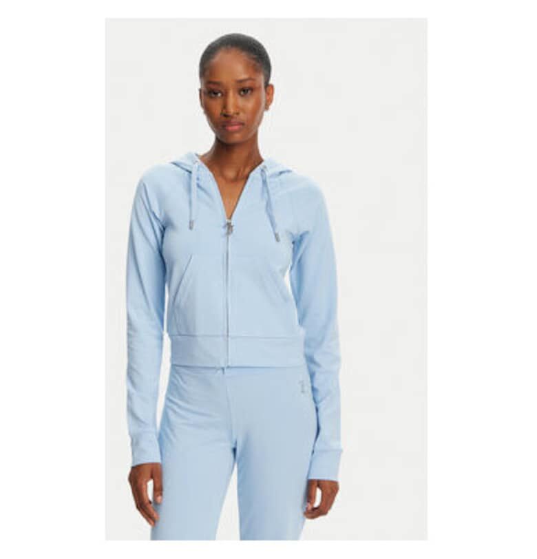 Дамска блуза  JCWAS125310 - Памук/Модал - Светлосин - Светлосин Juicy Couture