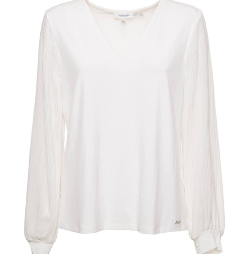 Дамска блуза  M0LH7876 - Бял CALVIN KLEIN