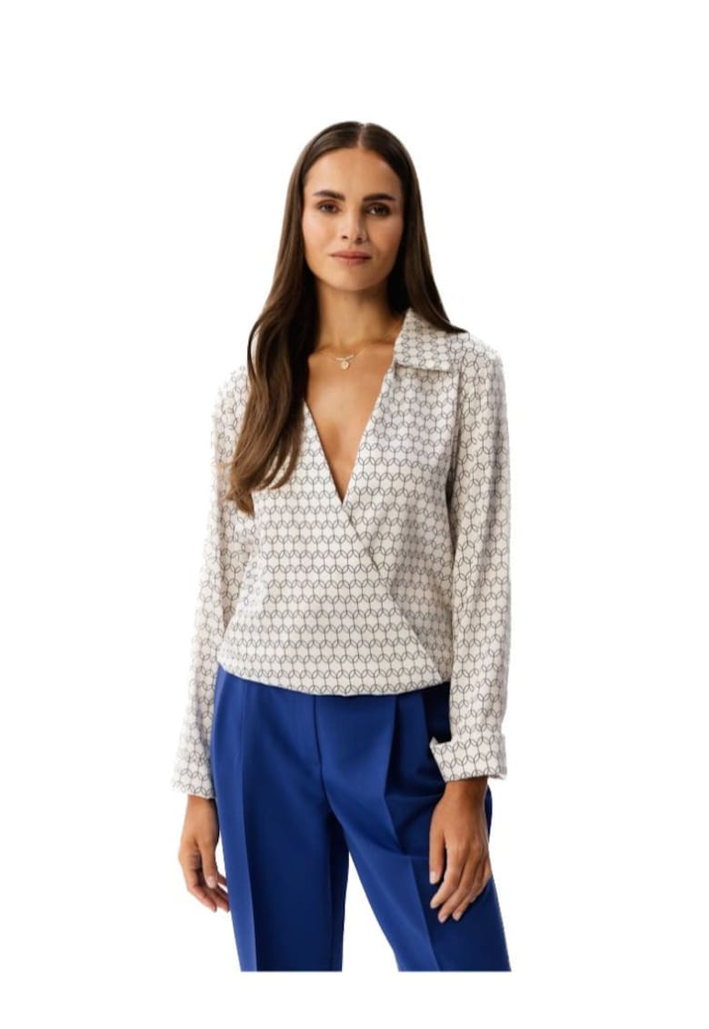 Дамска блуза - Ozarion - сива - Сив Stylove