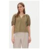 Дамска блуза  P5BAFATG - Найлон/Полиестер - Зелен - Зелен DKNY