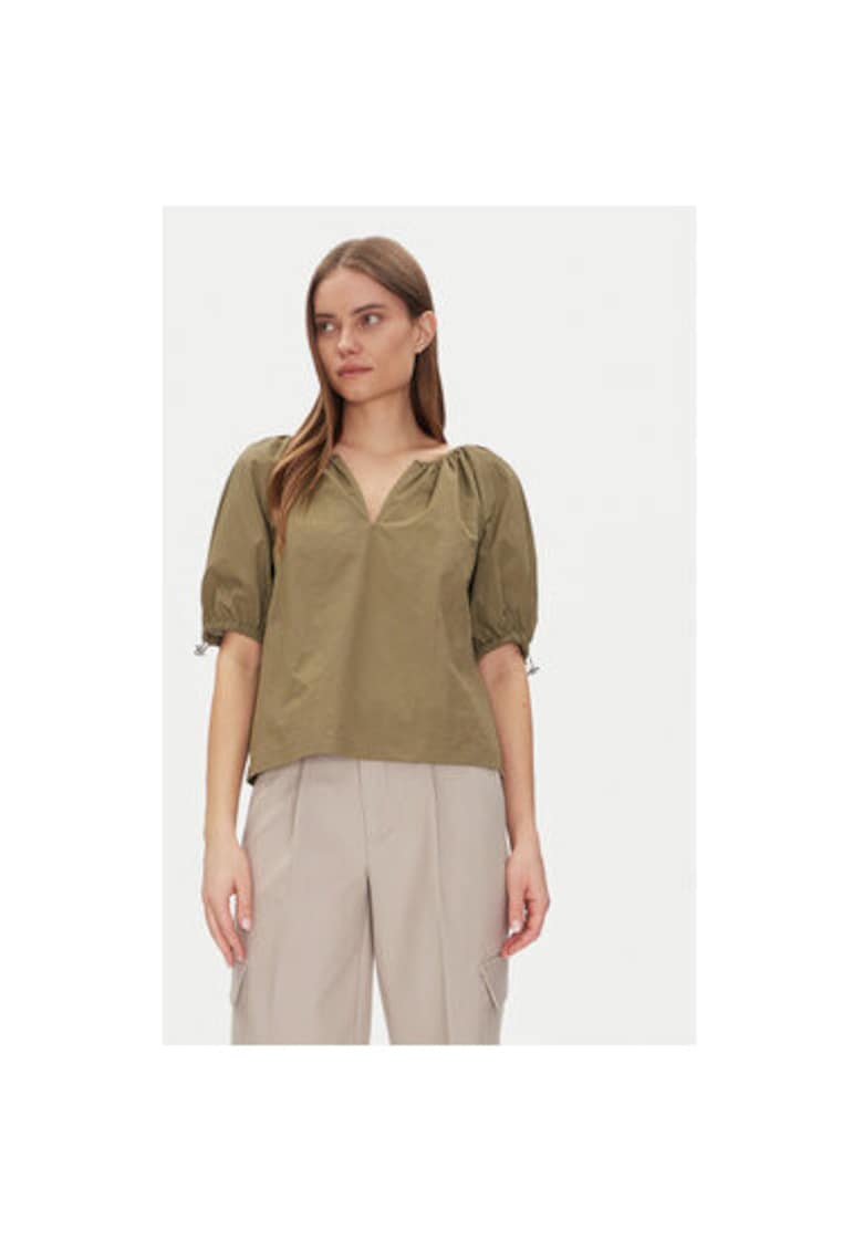 Дамска блуза P5BAFATG - Найлон/Полиестер - Зелен - Зелен DKNY