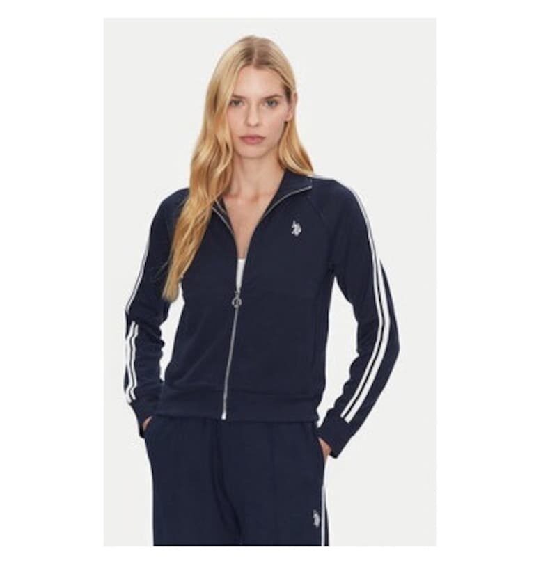 Дамска блуза - US Polo Assn. - 305227430 - Полиестер/Вискоза - Синя - Син US Polo Assn