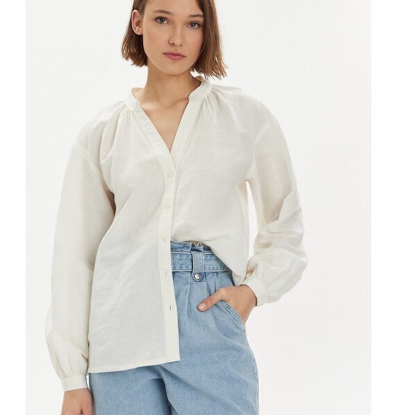 Дамска блуза  Бяла - Лен - Бял Wrangler