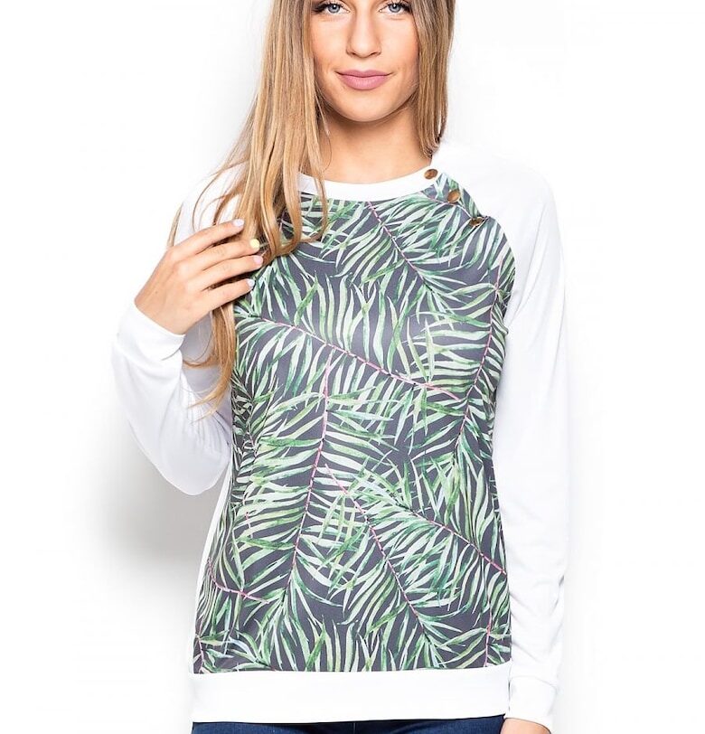 Дамска блуза - КАТРУС - бяла - мека KATRUS