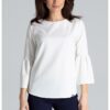 Дамска блуза  Полиестер/Вискоза - Екрю - Lenitif