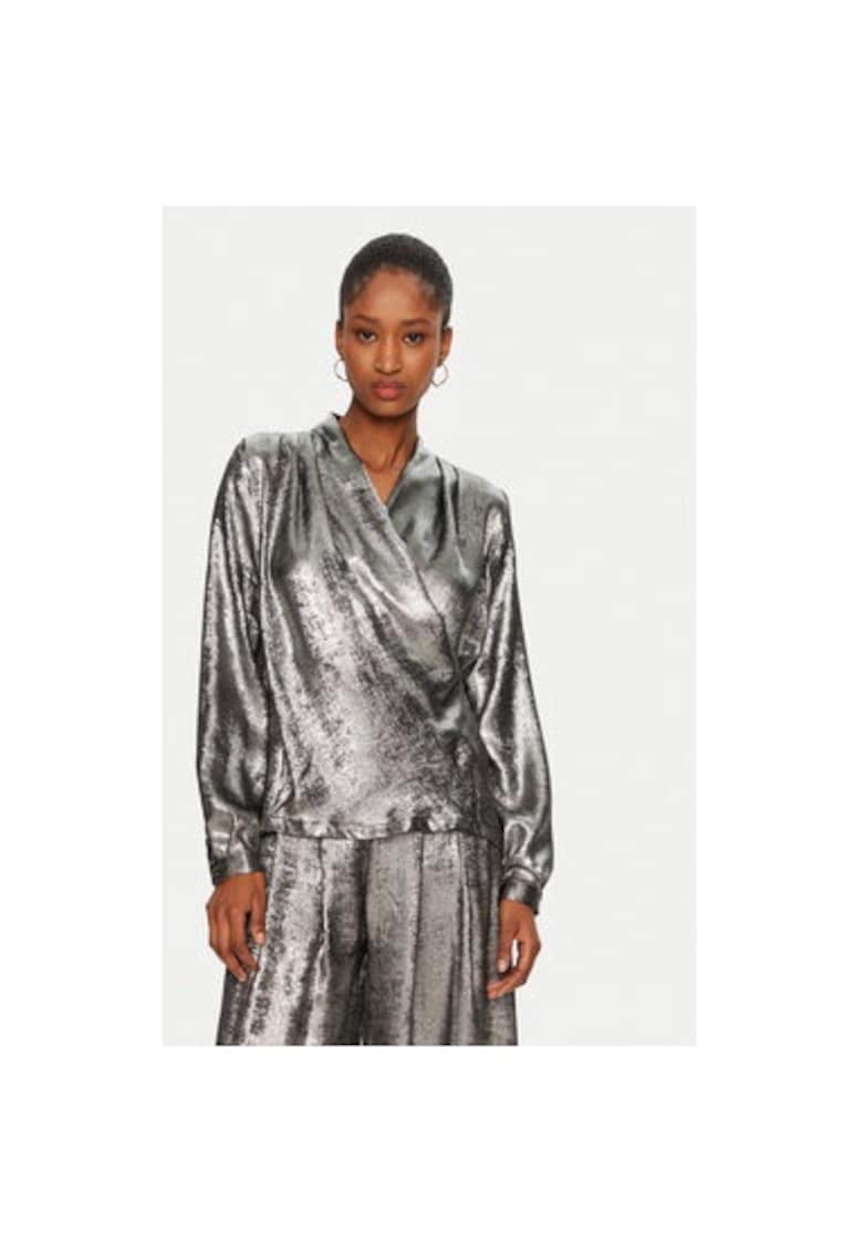 Дамска блуза - Ринасименто - 305018137 - Полиестер - Сребрист - Сребрист Rinascimento