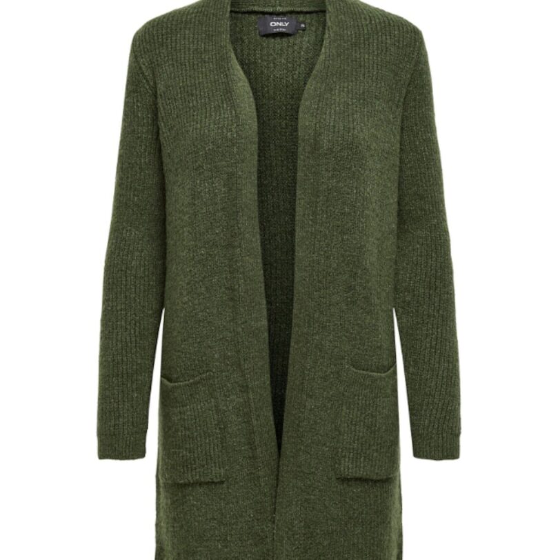 Дамска жилетка -  302619139 - Акрил - Зелен Only