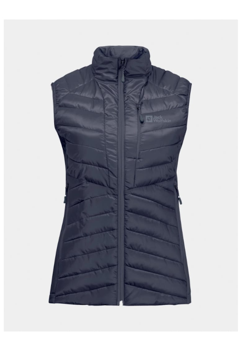 Дамска жилетка - 303327194 - Полиестер - Сив - Сив Jack Wolfskin