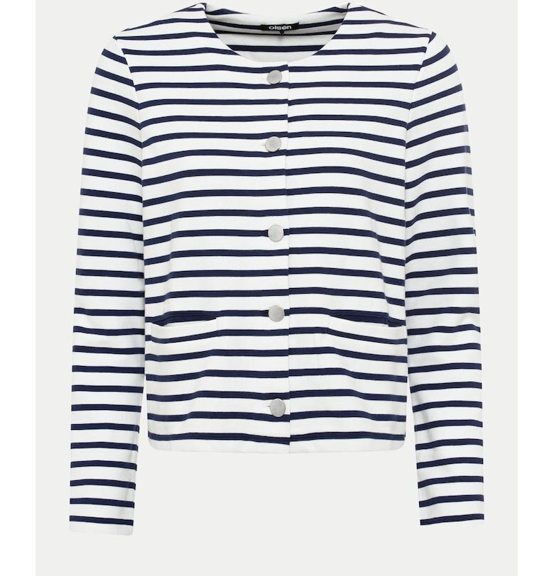 Дамска жилетка -  304166976 - Бяла - Памук Olsen