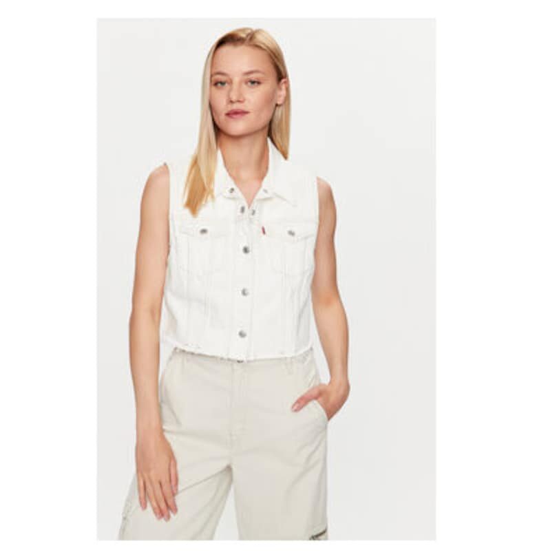 Дамска жилетка  A4855-0001 - Памук - S INTL - Бял Levis