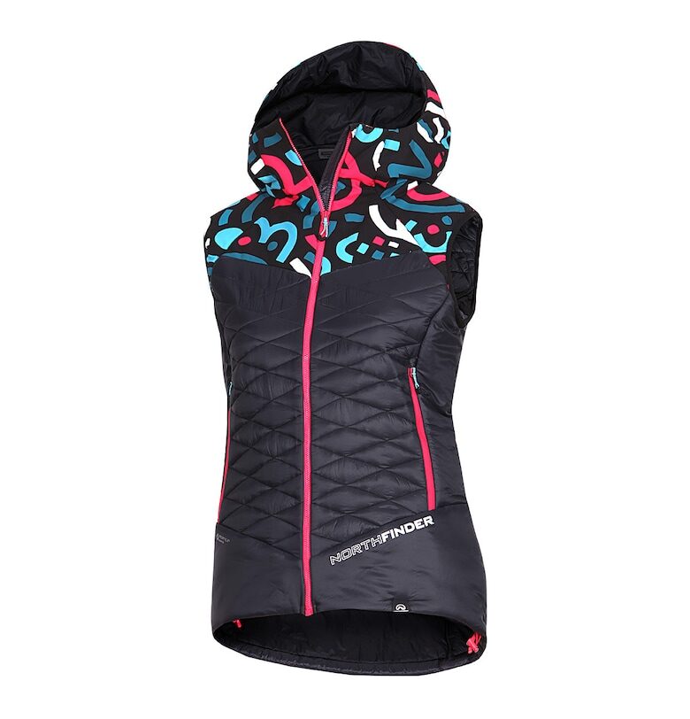 Дамска жилетка Primaloft® JAVOROVA 1 многоцветна щампа NORTHFINDER