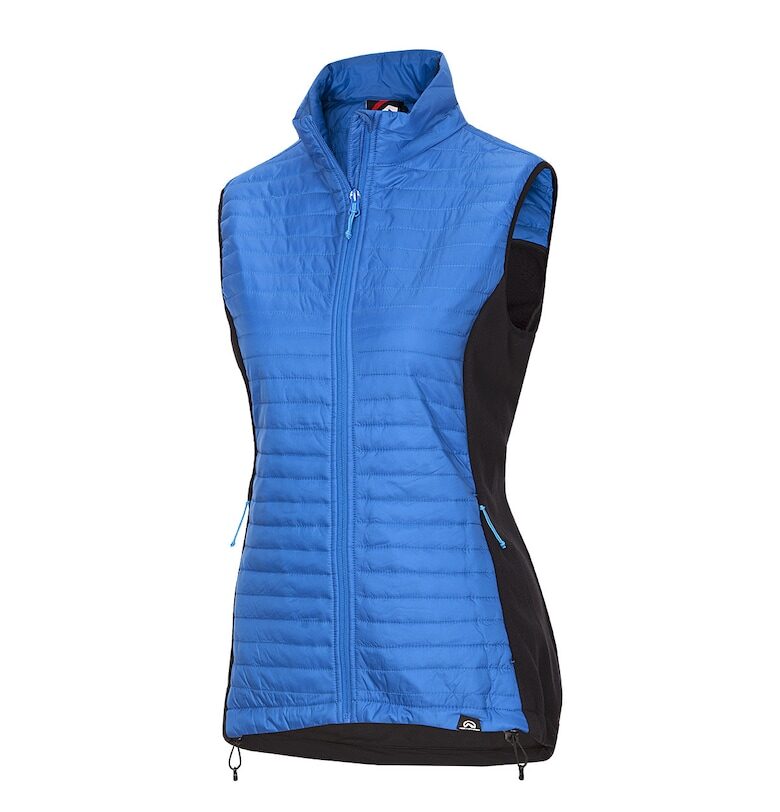 Дамска жилетка със стандартна кройка с подплата Seal Kiera синя NORTHFINDER