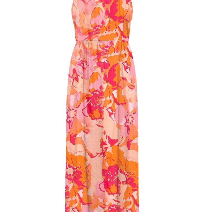 Дамска лятна рокля  15347730 - Вискоза - L INTL - Оранжев Only