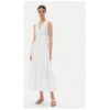 Дамска лятна рокля  251-RASKA - Памук/Полиестер - Бяла Morgan