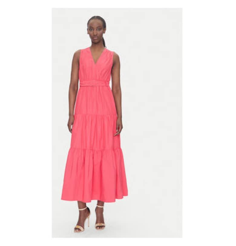 Дамска лятна рокля  251-RASKA - Памук/Полиестер - Розов Morgan