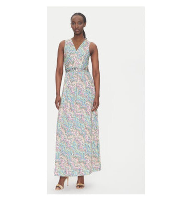 Дамска лятна рокля  251-RPOPPA - Полиестер - Многоцветна Morgan