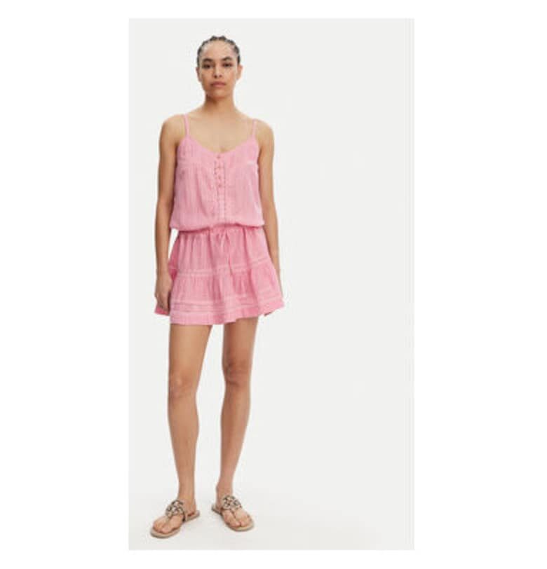 Дамска лятна рокля  KELLY - Памук - Розов Melissa odabash