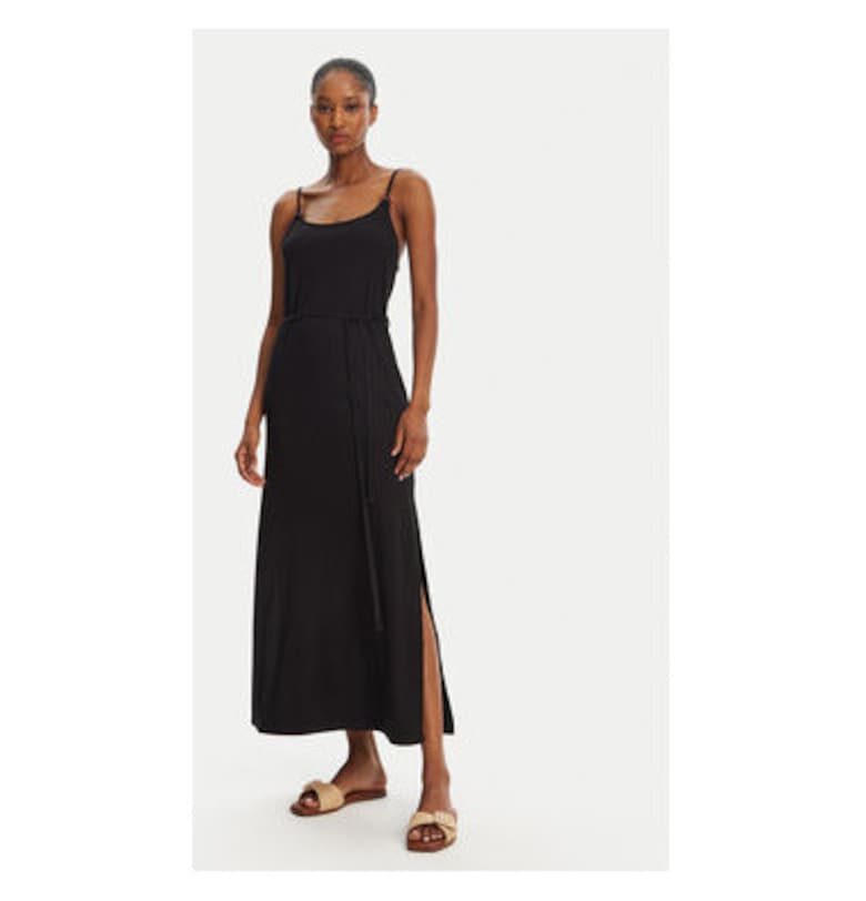 Дамска лятна рокля  YAQUINA AMARIA - Вискоза/Еластан - Черен Banana Moon