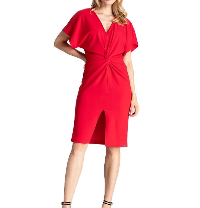 Дамска мини рокля Gaherddhin M687 червена Figl