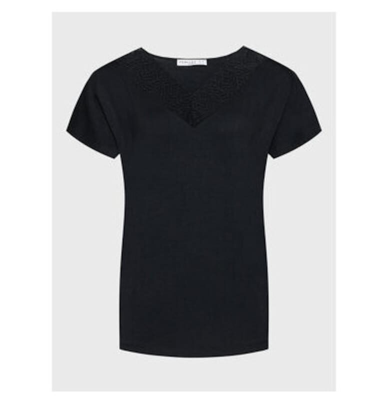 Дамска нощница -  301195146 - Модал - Черен Femilet